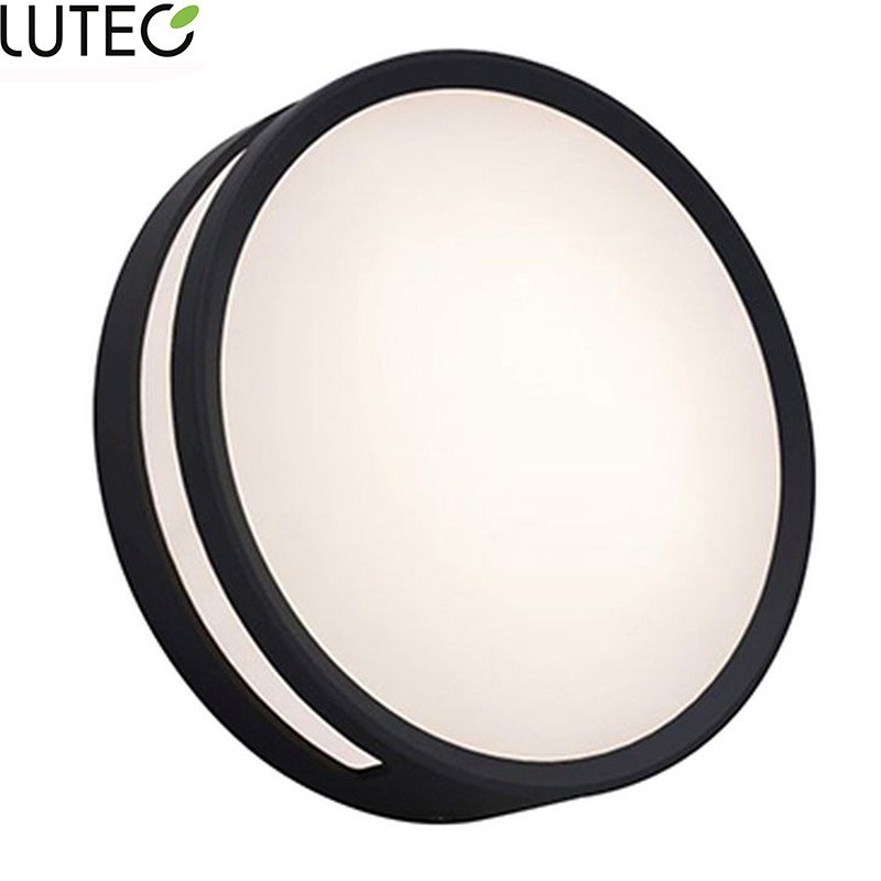 dema Plafonnier extérieur ROLA noir mat