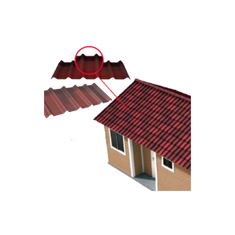 Dema Plaques ONDUVILLA Rouge Flammé 2 17 M²