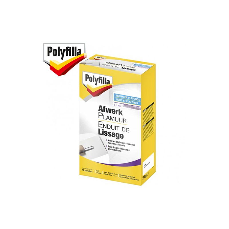 dema POLYFILLA Enduit de lissage poudre 2Kg