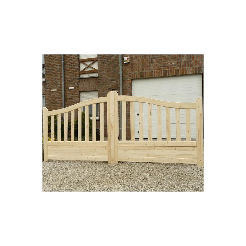 Dema Portail Double GIVRY Traité 400 X H.130cm