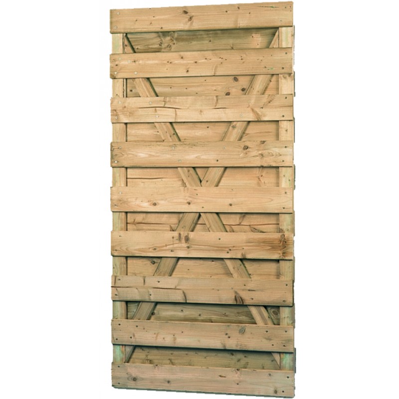 dema Porte de jardin en pin traité