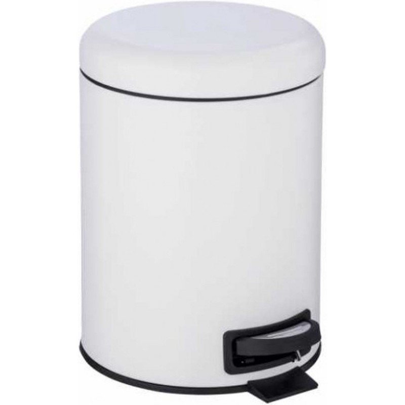 dema Poubelle 3L WENKO Leman blanc
