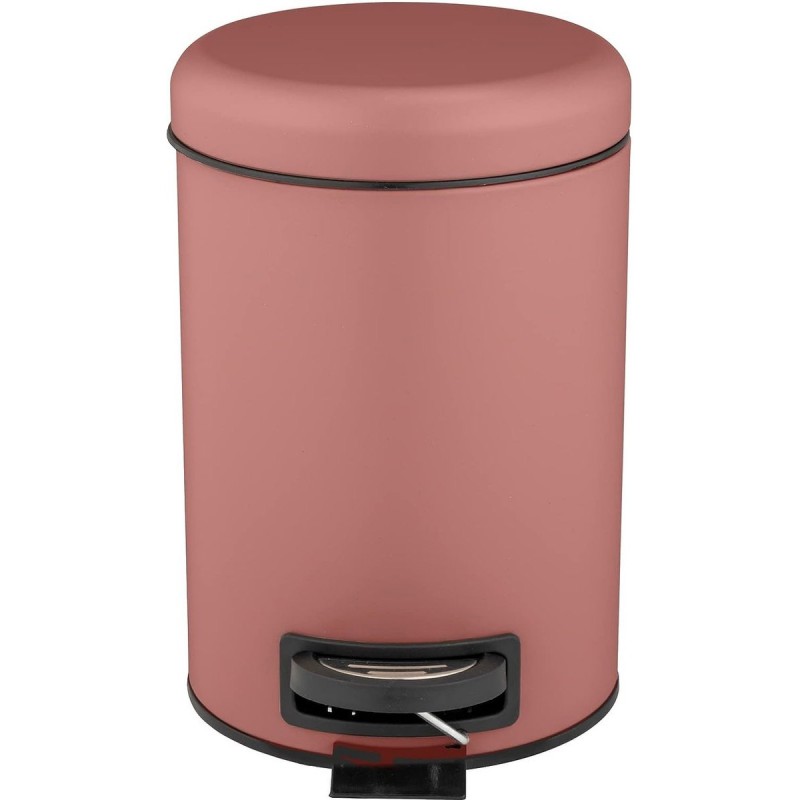 Dema Poubelle à Pédale WENKO Leman Vieux Rose 3L