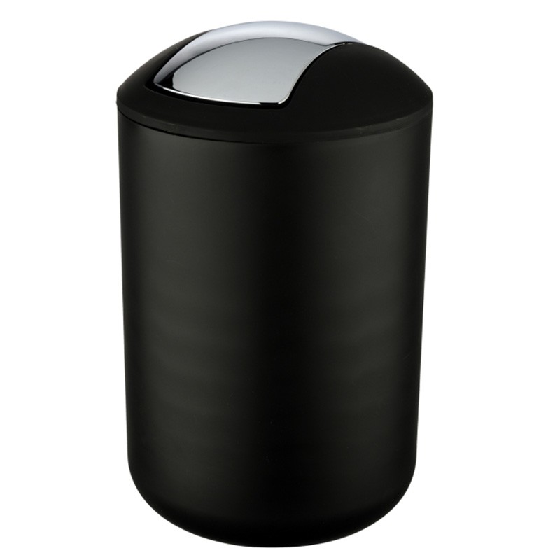 dema Poubelle noire WENKO Brasil 6 5 L