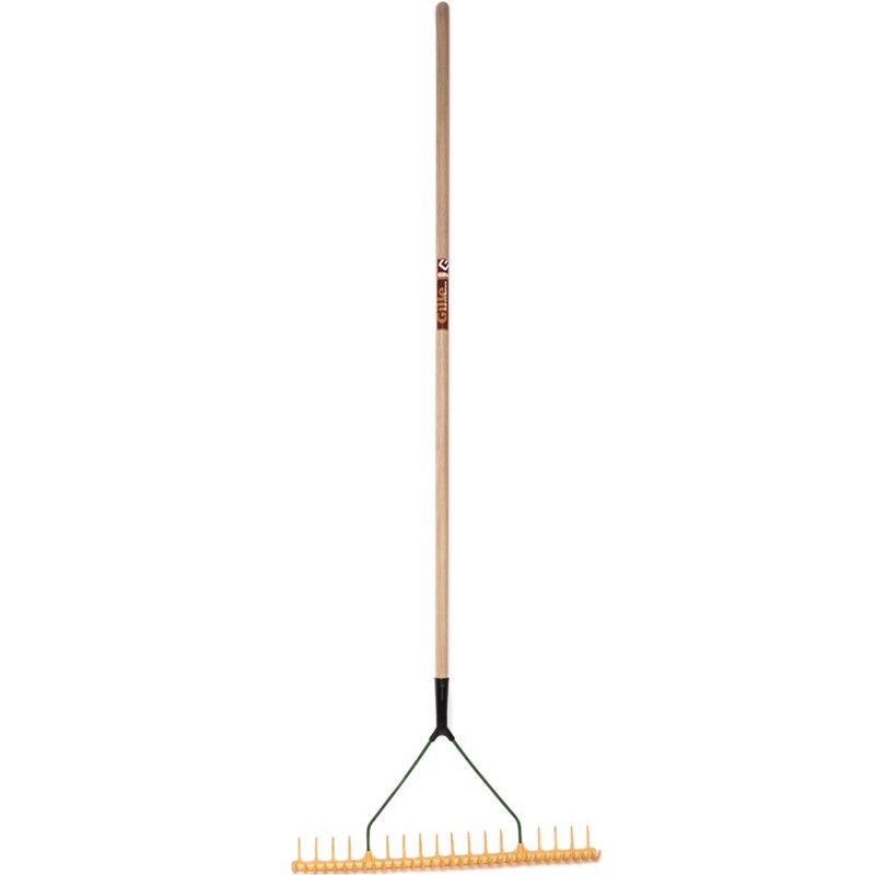 Dema Râteau à Gazon 32 Dents Avec Manche