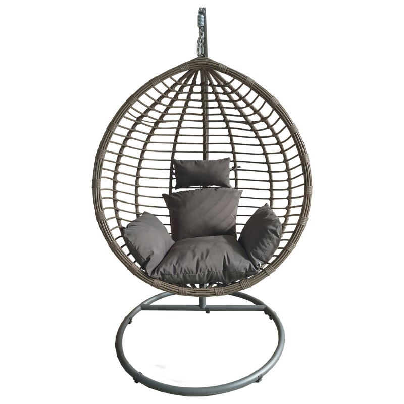 dema Relax cocon suspendu WICKER graphite/gris