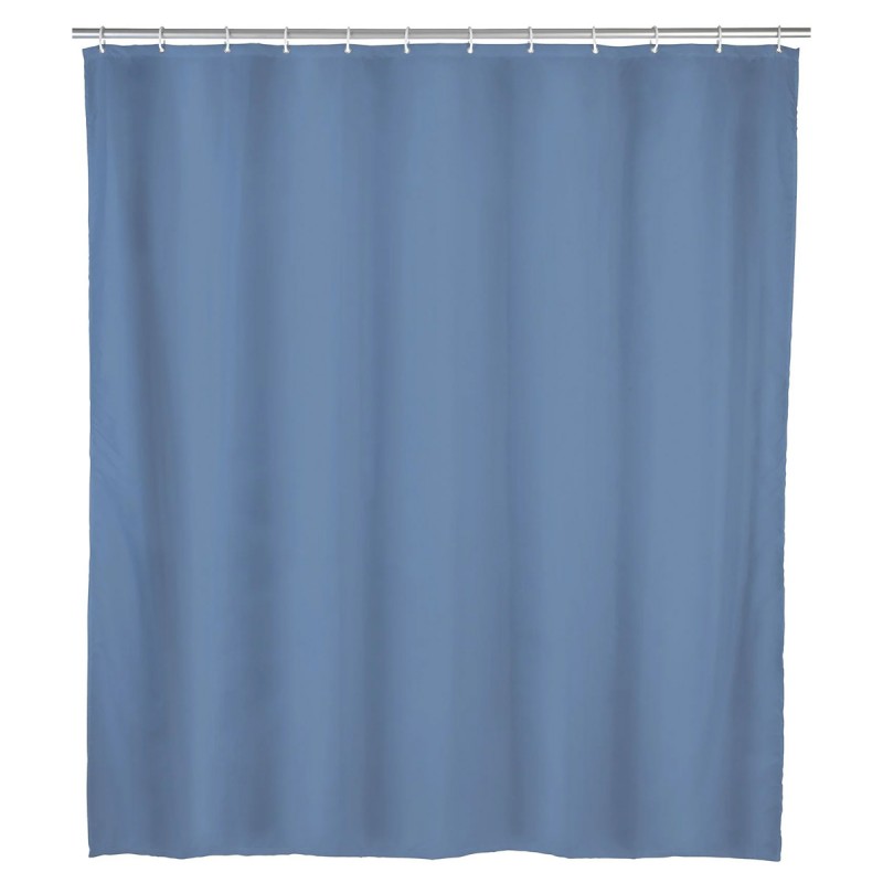 dema Rideau de douche WENKO bleu gris H 200cm