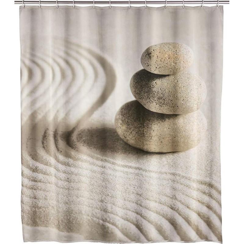 dema Rideau de douche WENKO Sand & Stone H 200cm