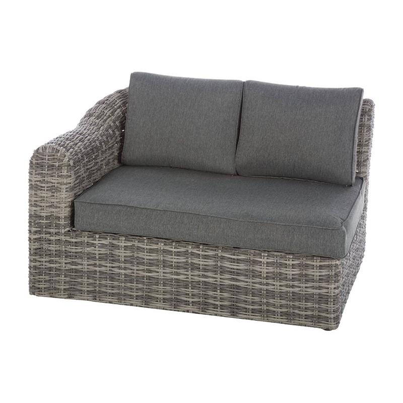 Dema Salon D'angle NICE Gris Taupe