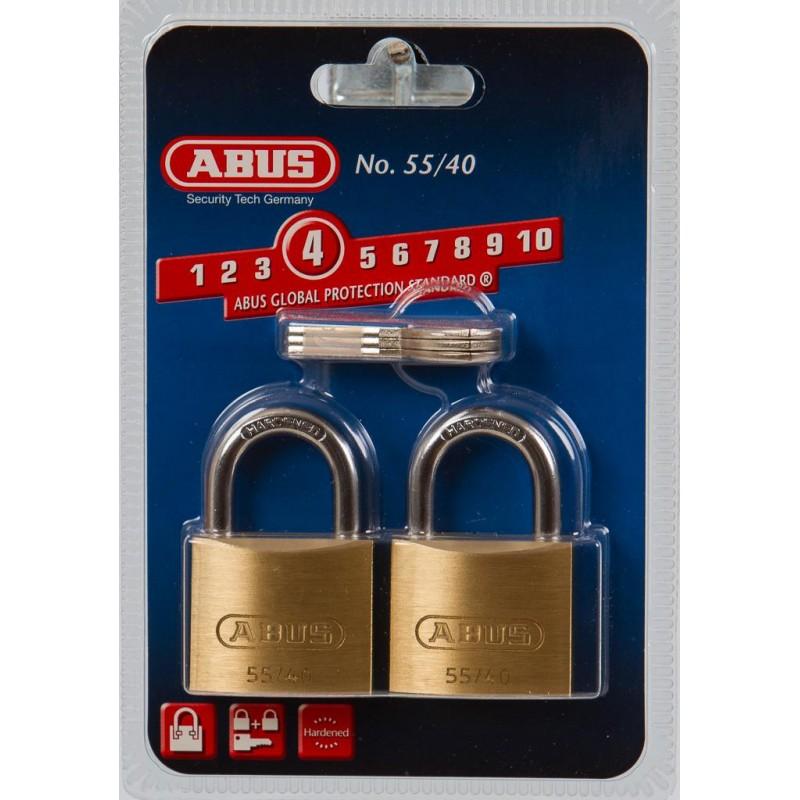 Dema Set 2 Cadenas Laiton ABUS 55/40