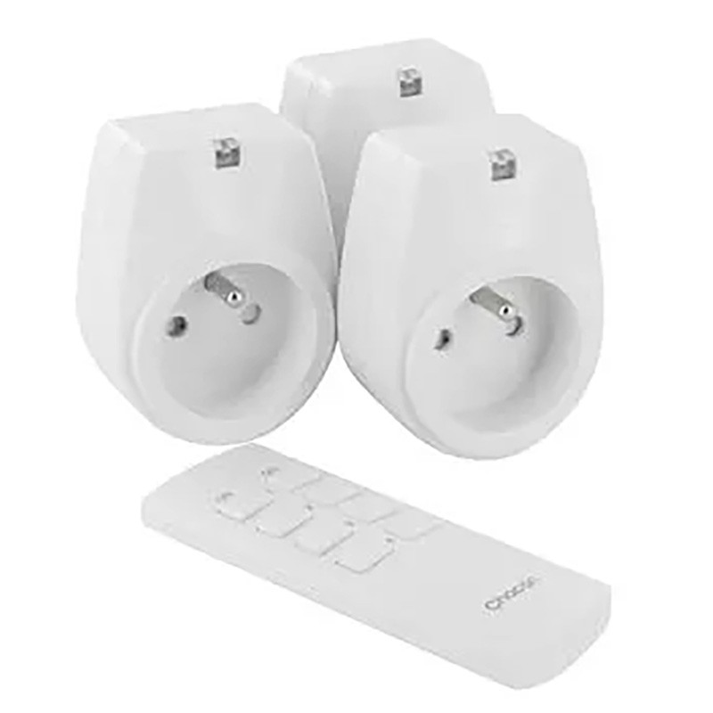 dema Set de 3 prises télécommandées Chacon
