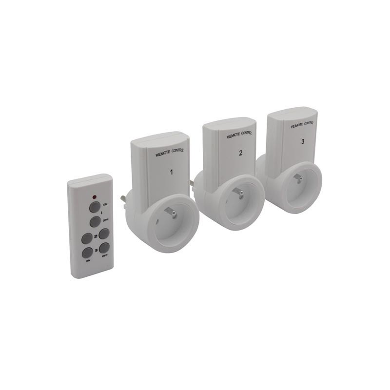 dema Set de 3 prises télécommandées
