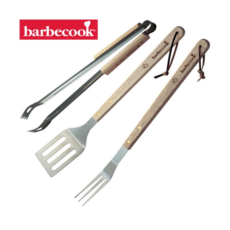 dema Set de 3 ustensiles pour barbecue BARBECOOK