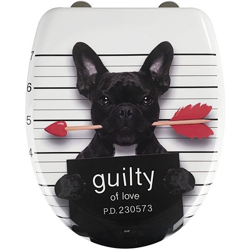 dema Siège WC WENKO Guilty Dog