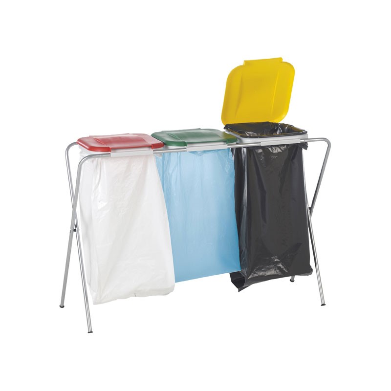 dema Support triple pour sacs poubelle