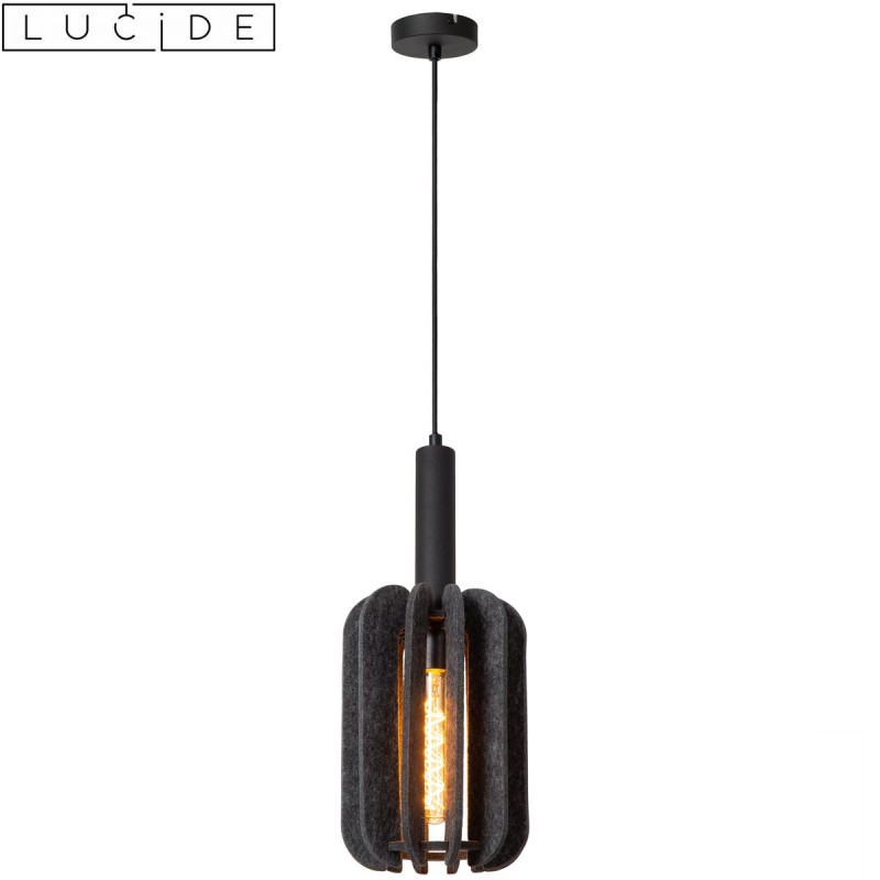 dema Suspension feutre gris E27 RAFAL