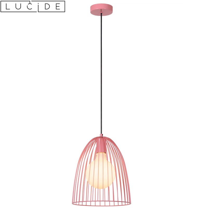 dema Suspension rose E27 MACARONS