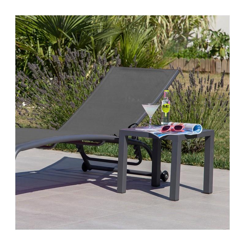 Dema Table Basse LOU Alu Graphite