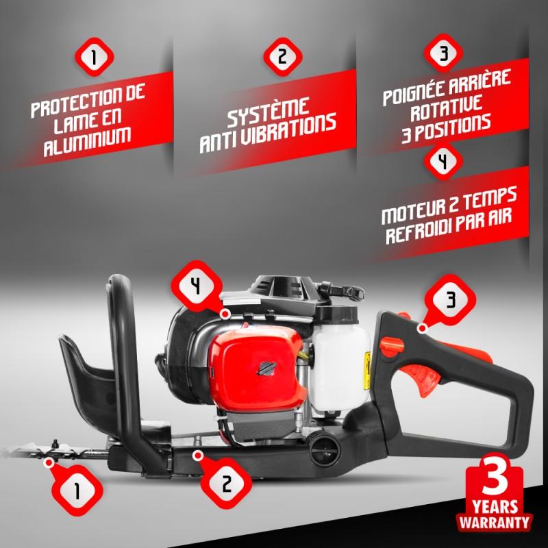 Dema Taille-haie GARDEN TECHNIC THT26RH-AV