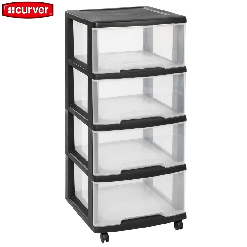 dema Tour 4 tiroirs CURVER ESSENTIALS