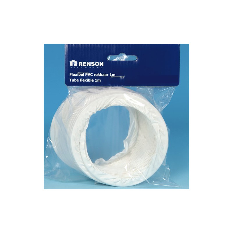 dema Tube flexible 1 mètre PVC blanc