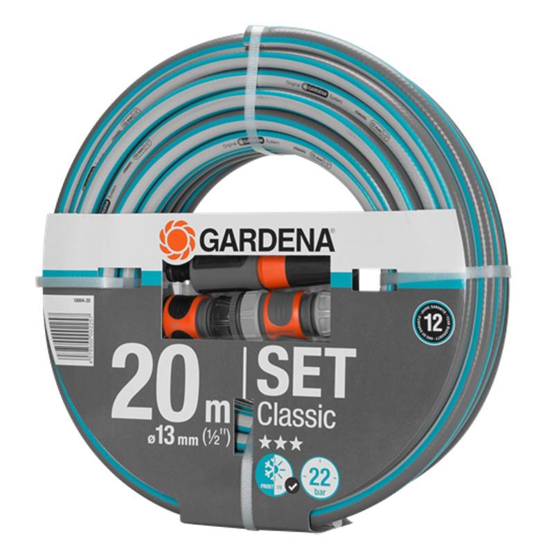Dema Tuyau GARDENA Classic 1/2" 20m + Raccords