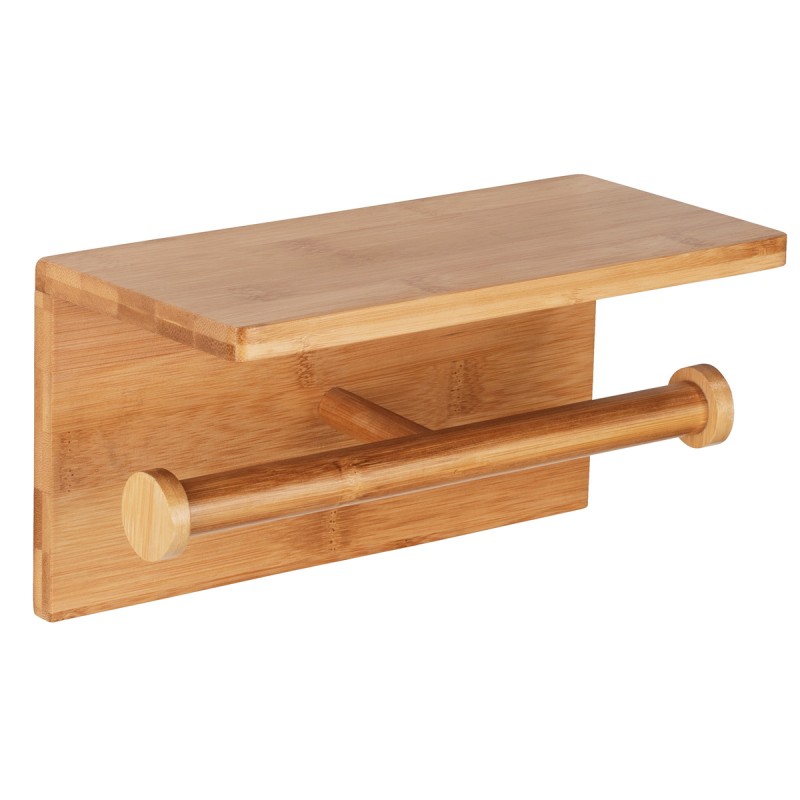 Dema Dérouleur De Papier Toilette Double WENKO Bambusa