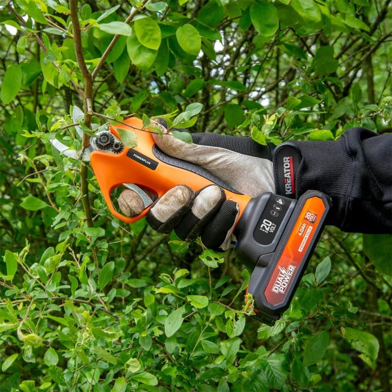 Dema DUAL POWER Sécateur Sans Fil 20V - Sans Batterie