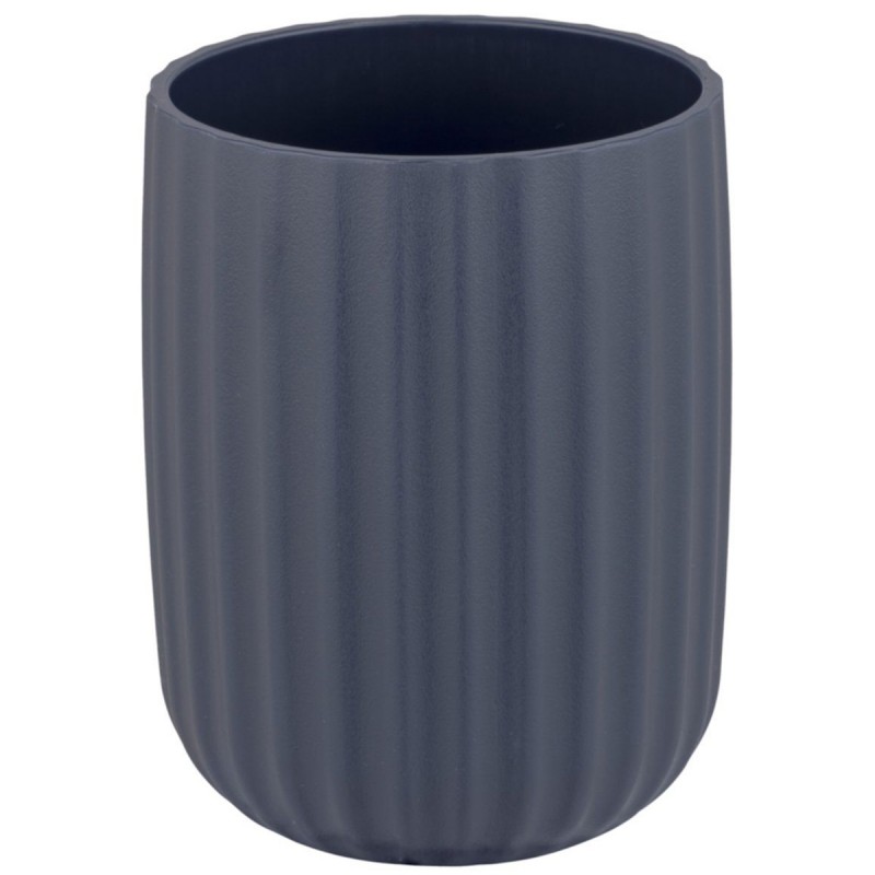 dema Gobelet de salle de bain WENKO Agropoli bleu foncé