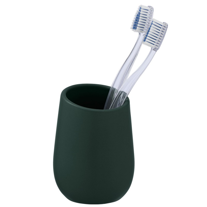 Dema Gobelet De Salle De Bain WENKO Badi Vert Foncé