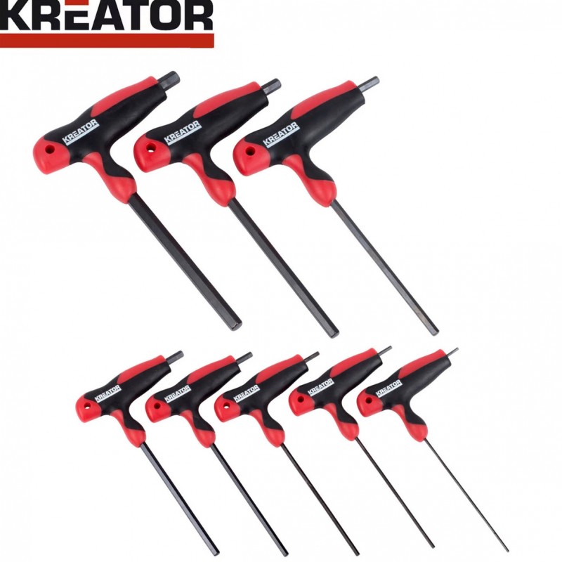 dema Jeu de 8 clés mâles hexagonales KREATOR 2 à 10 mm