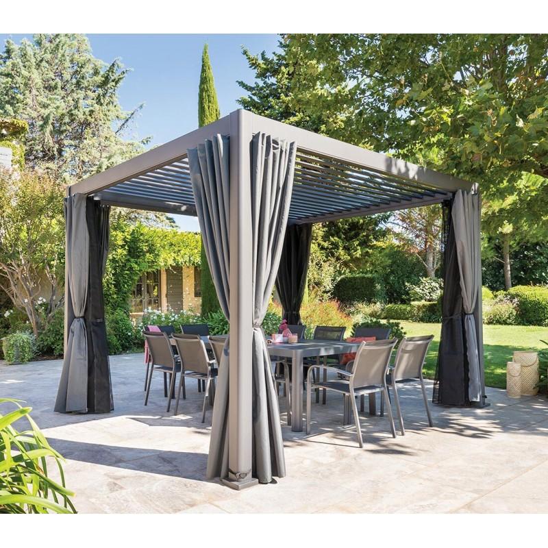 Dema Kit Rideaux Et Moustiquaires Pour Pergola ELISA 360