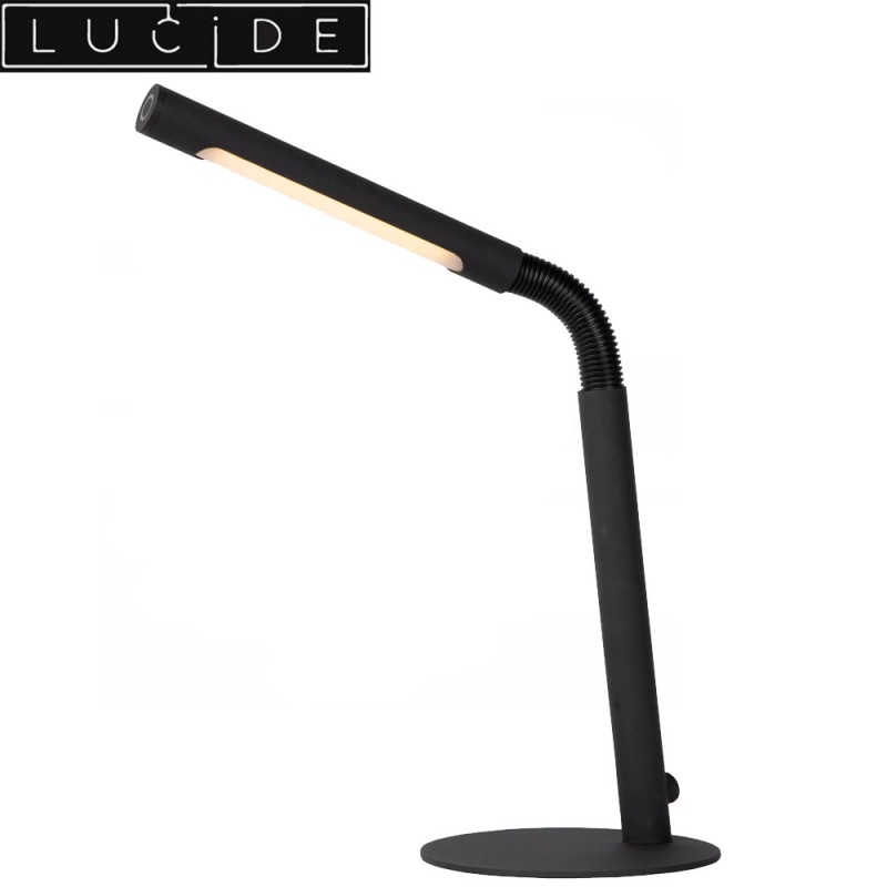 dema Lampe de bureau sur batterie GILLY dimmable noir 49cm