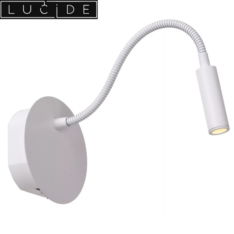 dema Liseuse/lampe de chevet JOLIJN blanc 2W +flexible