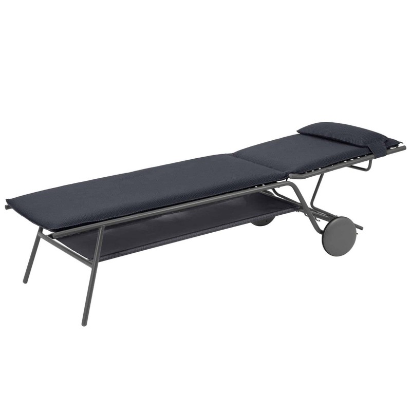 Dema Lit De Soleil Miami II LAFUMA Acier Anthracite