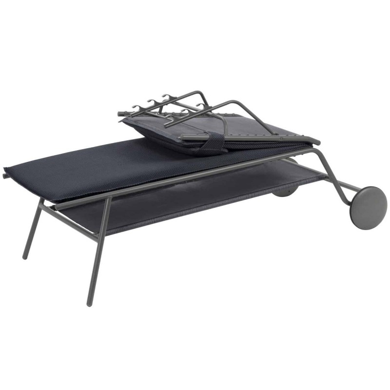 Dema Lit De Soleil Miami II LAFUMA Acier Anthracite