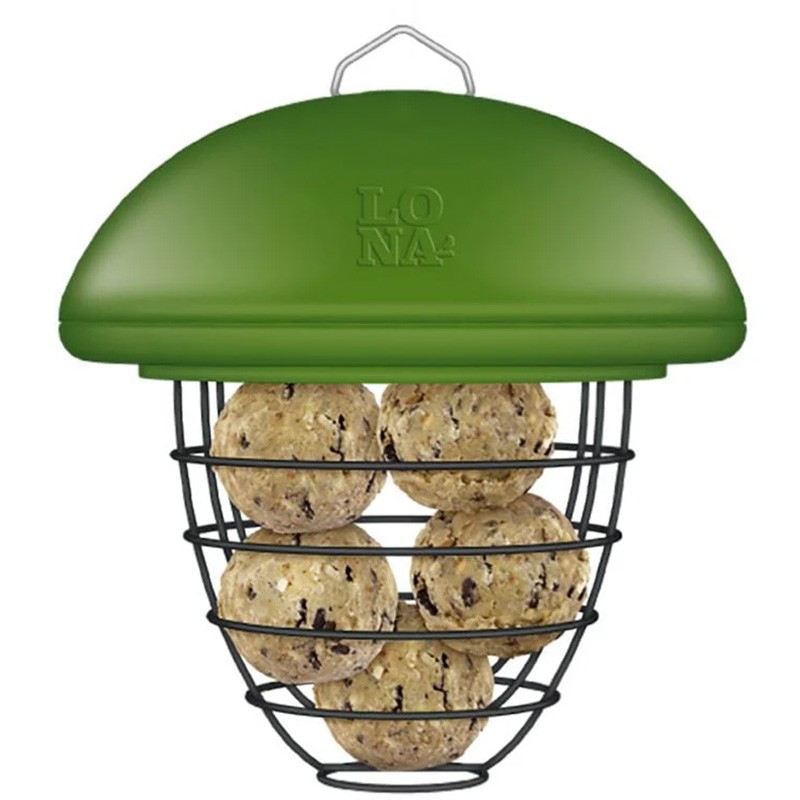 dema Mangeoire avec grille pour boules pour oiseaux H 18 cm