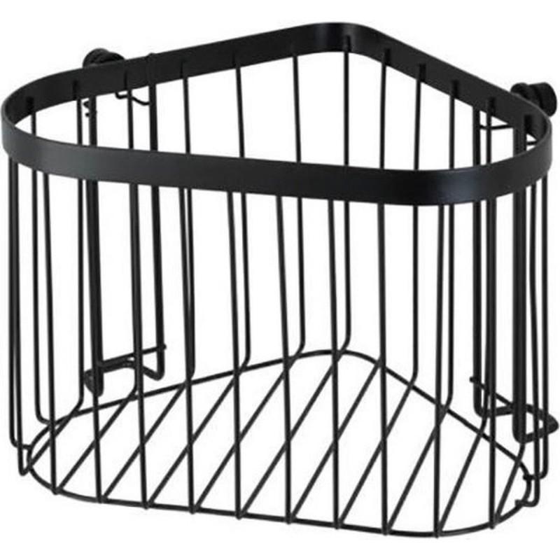 Dema Panier De Douche De Coin WENKO Classic Noir 23 5cm