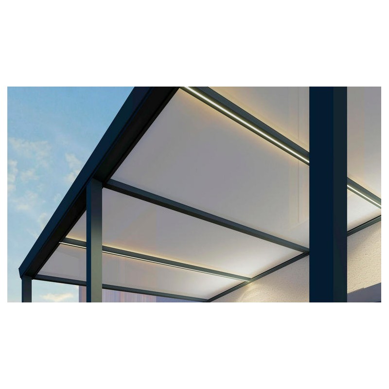 Dema Pergola GARDEN BASIC LED Alu Anthracite 400 X 300 Cm