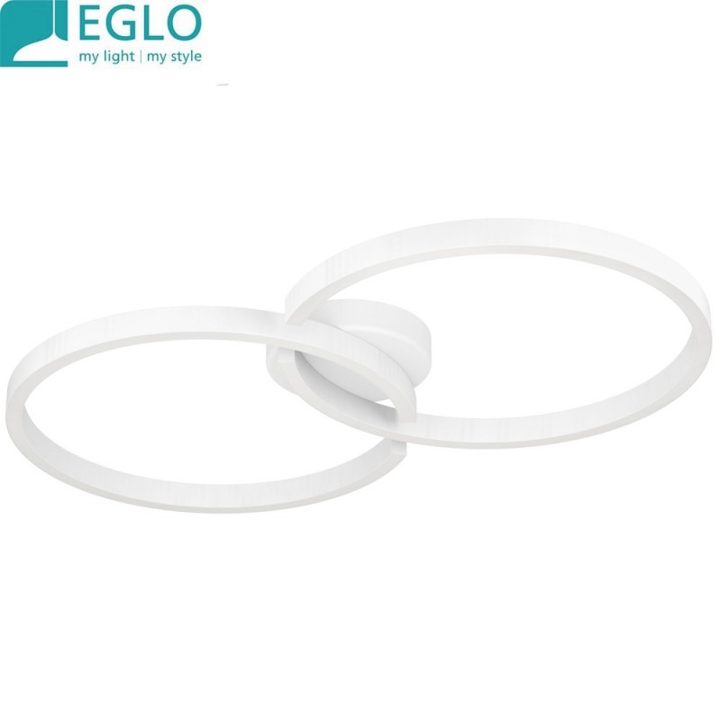 dema Plafonnier LED RVB AMANDOLO 2 blanc + télécommande