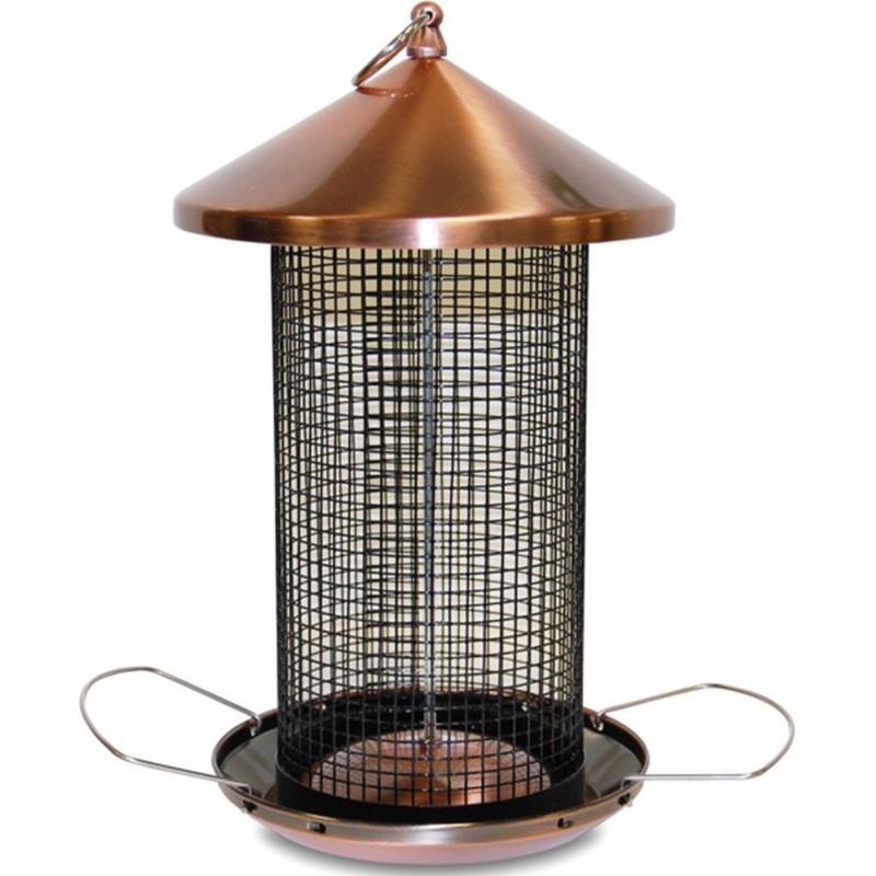 dema Silo pour arachides/tournesols décor cuivre H 55cm