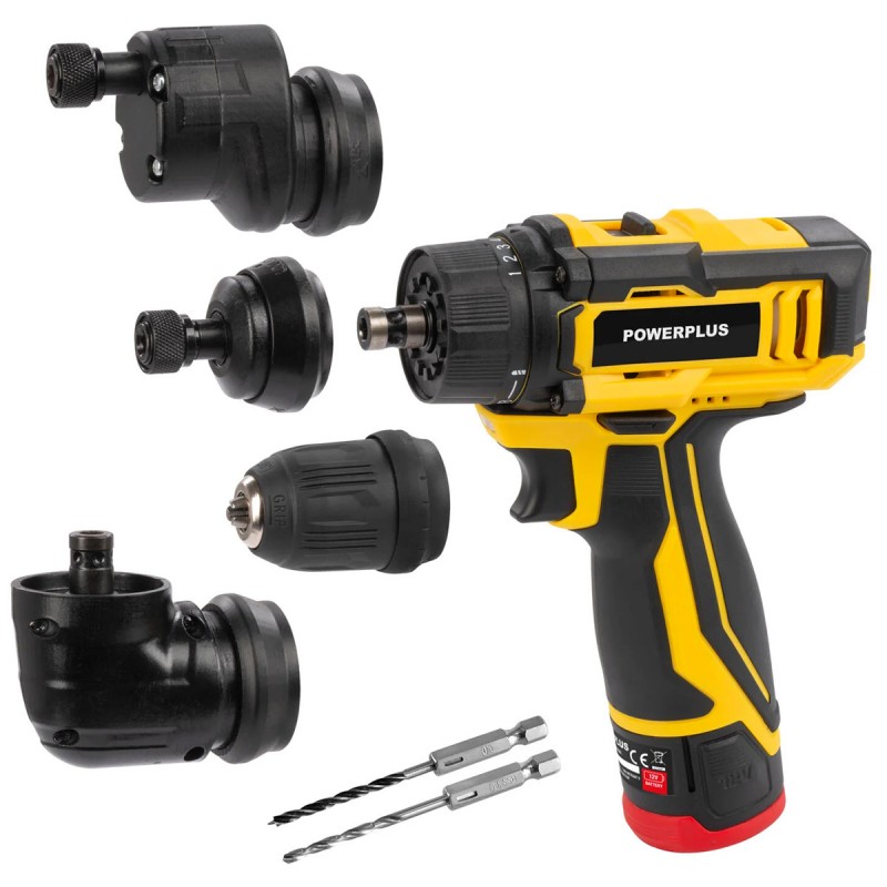 Dema Visseuse-perceuse 4 En 1 POWERPLUS POWXBOX001 12V