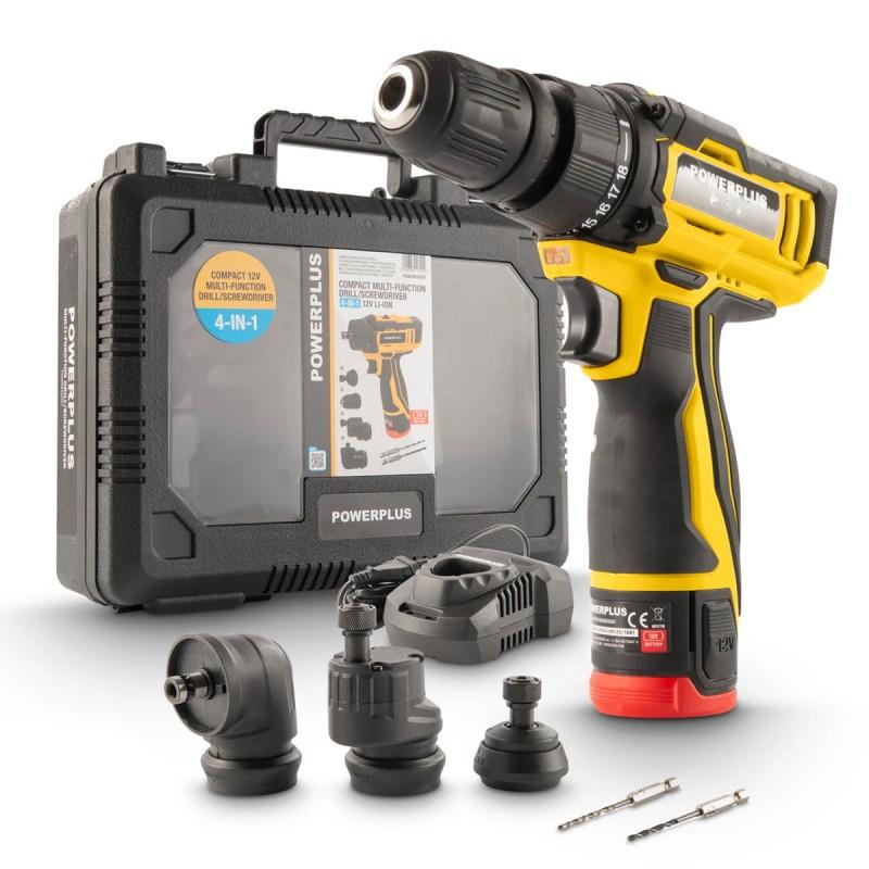 dema Visseuse-perceuse 4 en 1 POWERPLUS POWXBOX001 12V