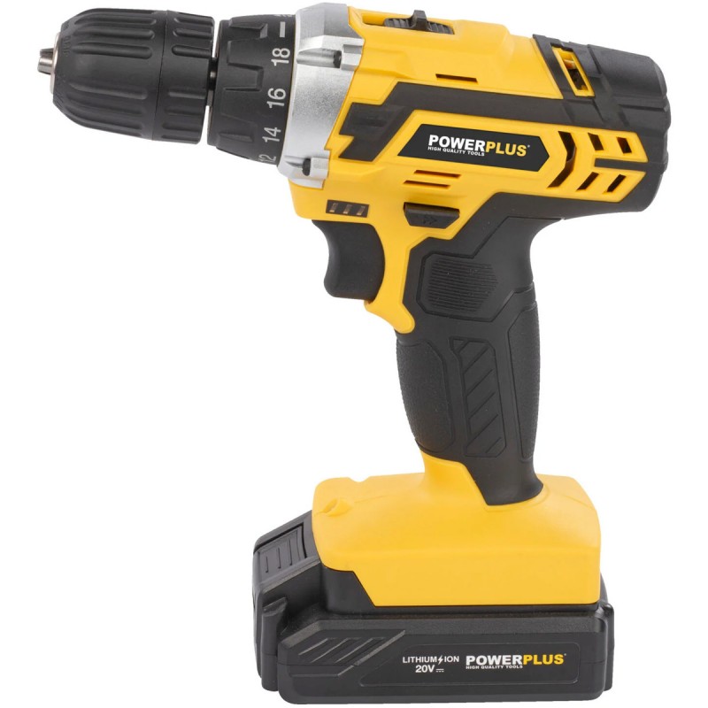 Dema Visseuse-Perceuse Sans Fil + 134 Accessoires POWERPLUS POWX00830 20V