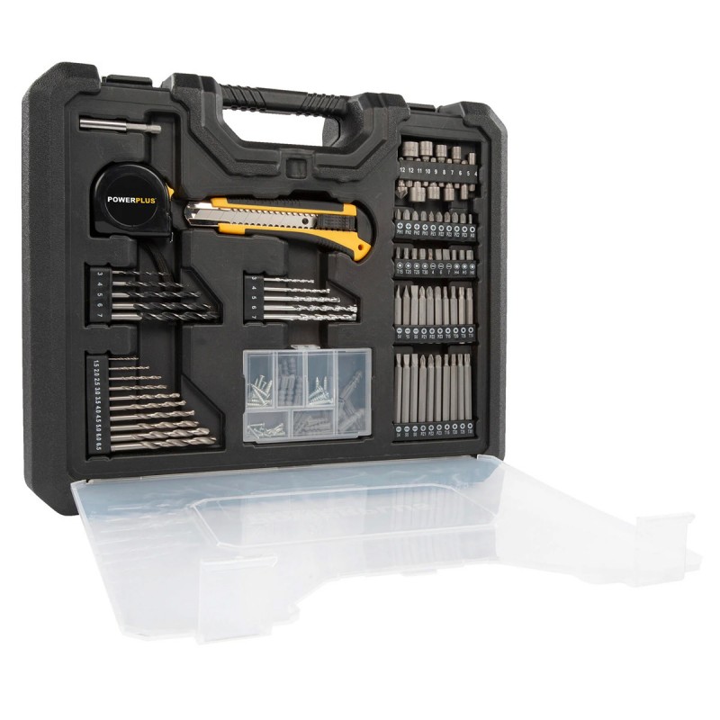 Dema Visseuse-Perceuse Sans Fil + 134 Accessoires POWERPLUS POWX00830 20V