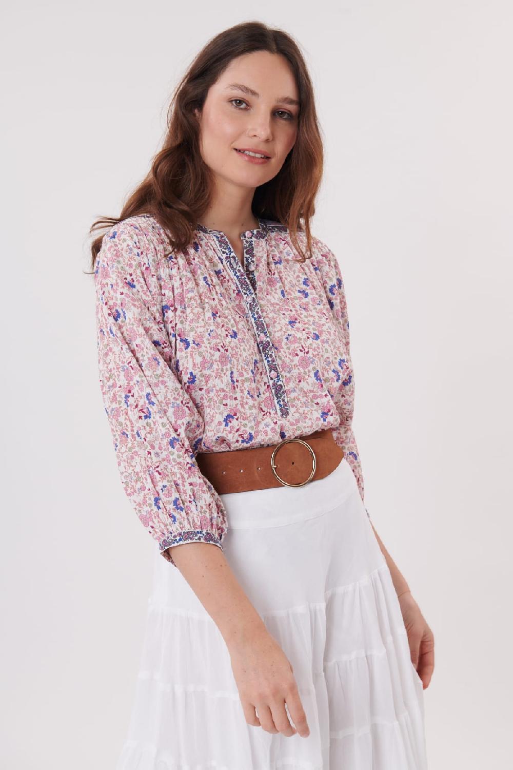 Derhy Blouse Ample Imprimé Floral En Coton RENATA