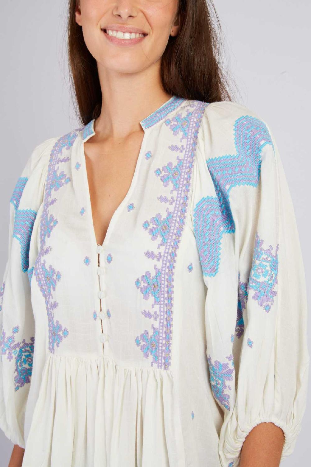 Derhy Blouse Brodée BALLADE