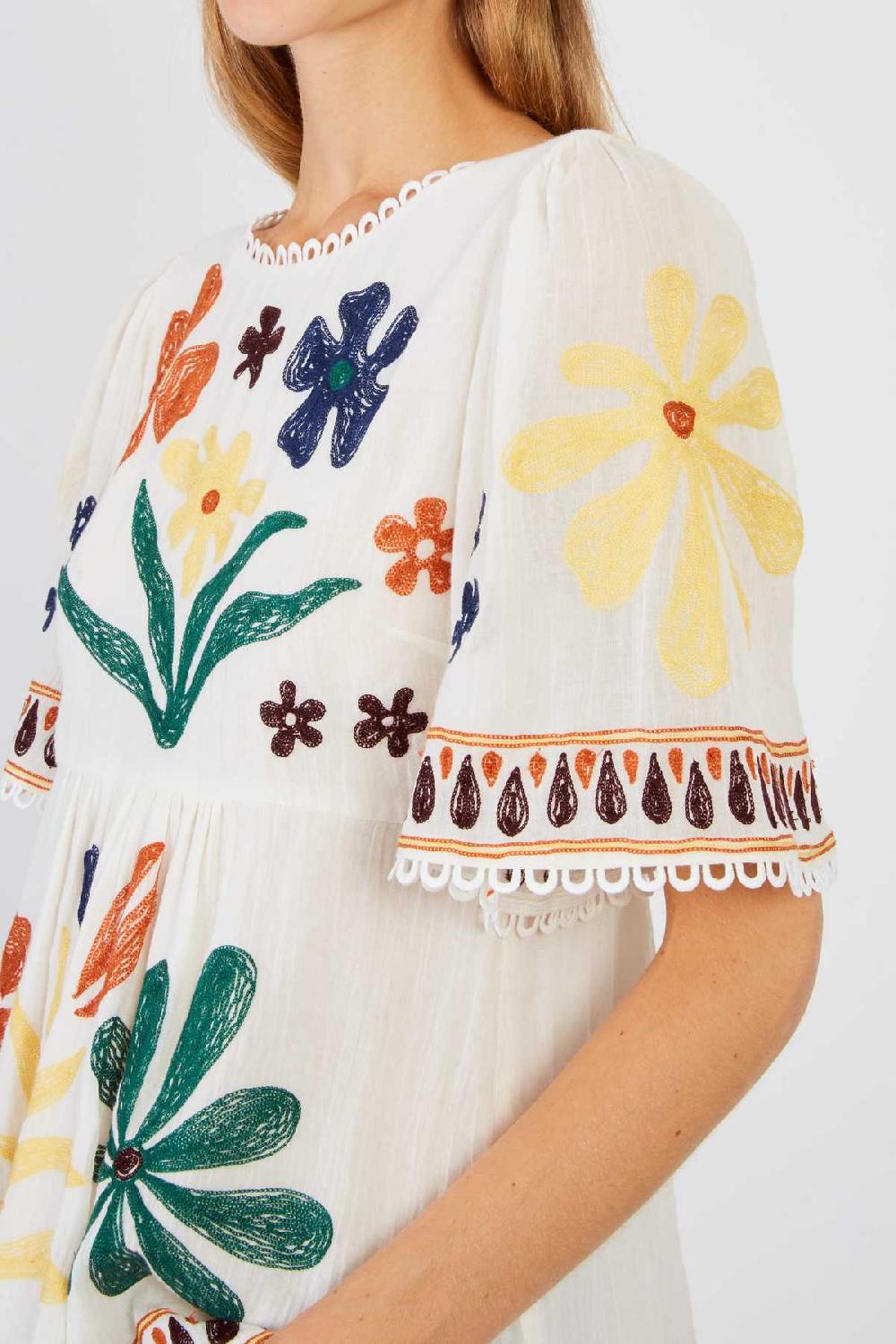 Derhy Blouse Brodée BASTELICA