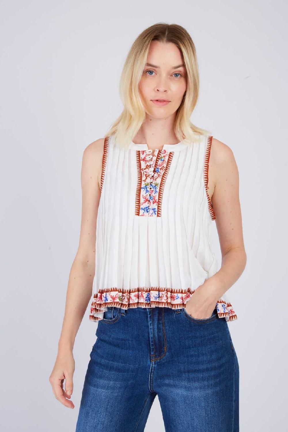 Derhy Blouse Courte Imprimée BAXTER