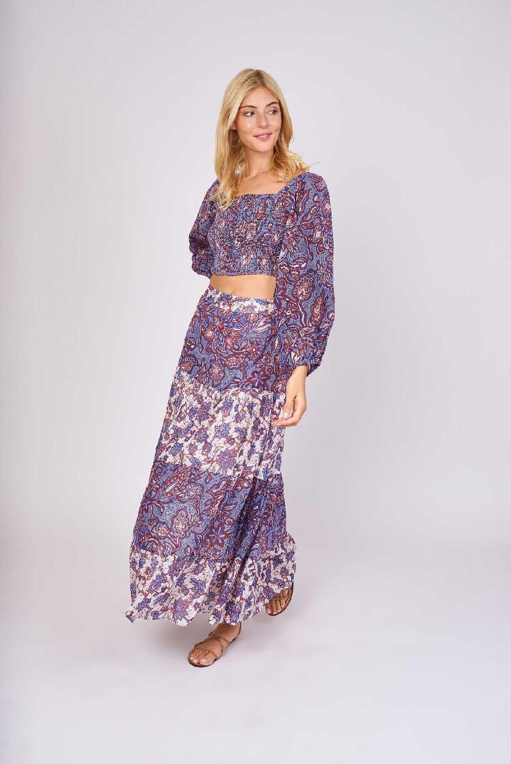 Derhy Blouse Imprimée En Coton EMILIANE